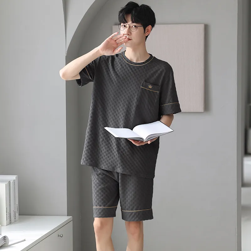 Cotton Gene Men Pajama Sets-1