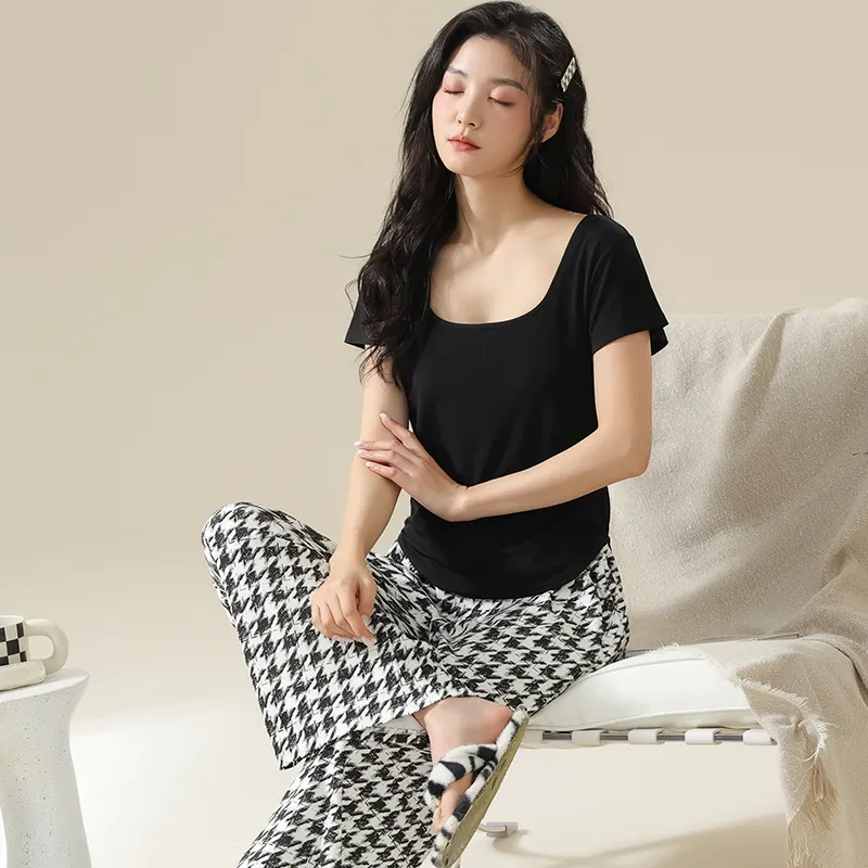 Cotton Gene Women's Pajama Sets-5