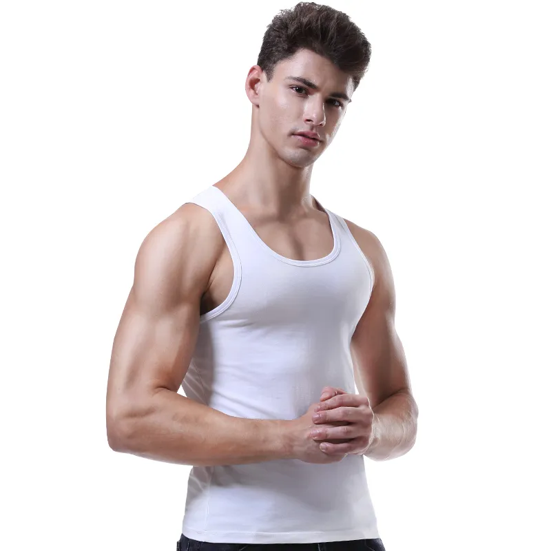 Cotton Gene Men Tank Tops-6