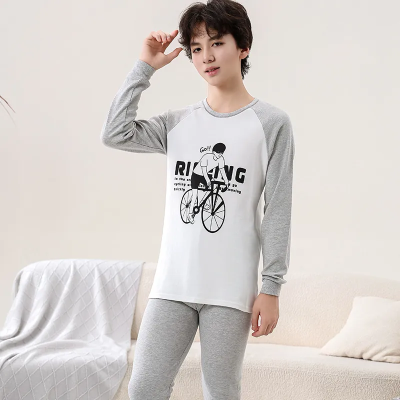 Cotton Gene Unisex Thermal Sets-7