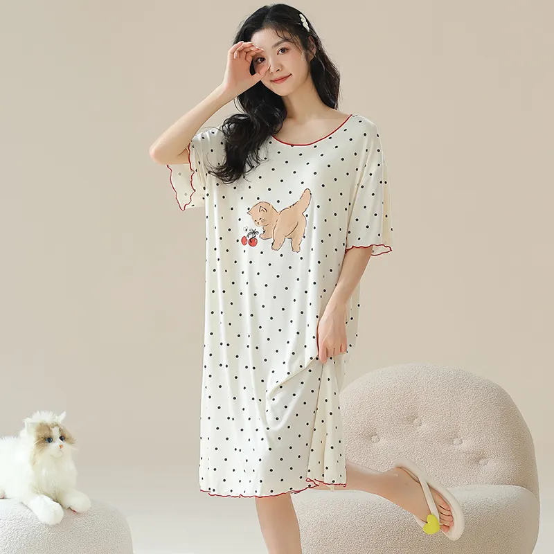 Cotton Gene Women's Nightgowns-5