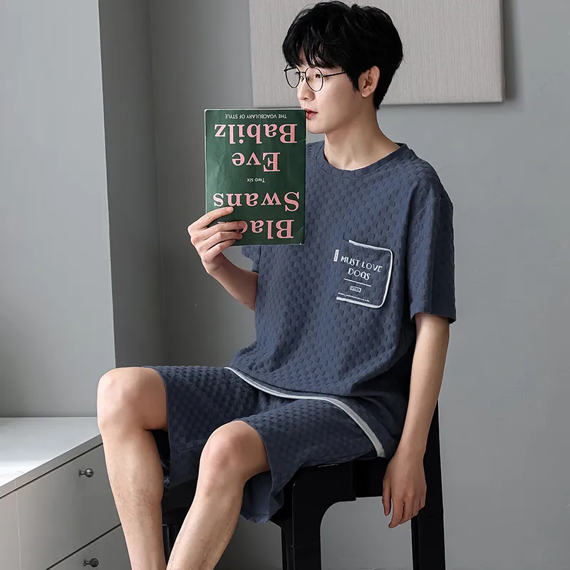 Cotton Gene Men Pajama Sets-5