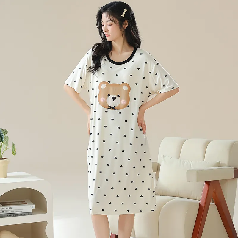Cotton Gene Women's Nightgowns-5