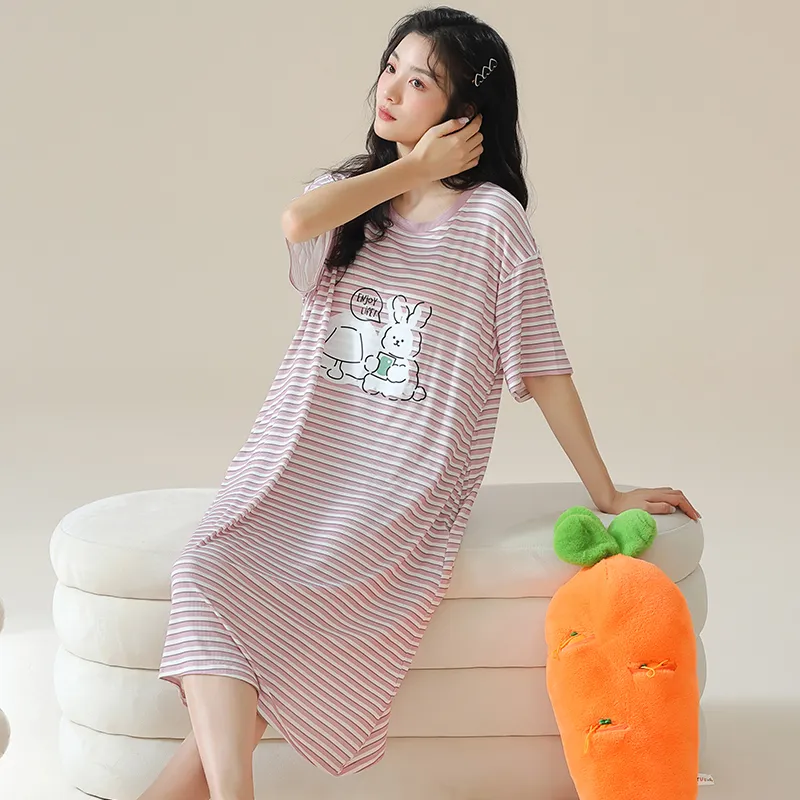 Cotton Gene Women's Nightgowns-4