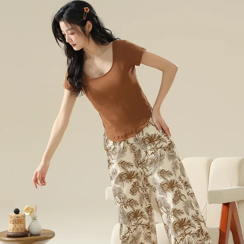 Cotton Gene Women's Pajama Sets-1