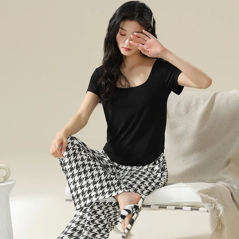 Cotton Gene Women's Pajama Sets-3