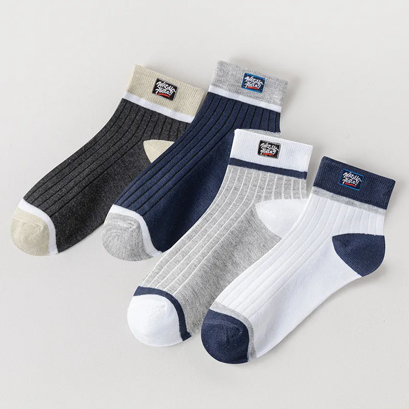 Cotton Gene Ankle Socks Men's 5 Pack-5
