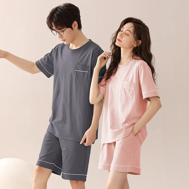 Cotton Gene Pajama Set Women's Light Pink-5
