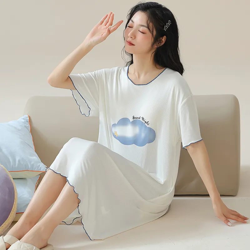 Cotton Gene Women's Nightgowns-4