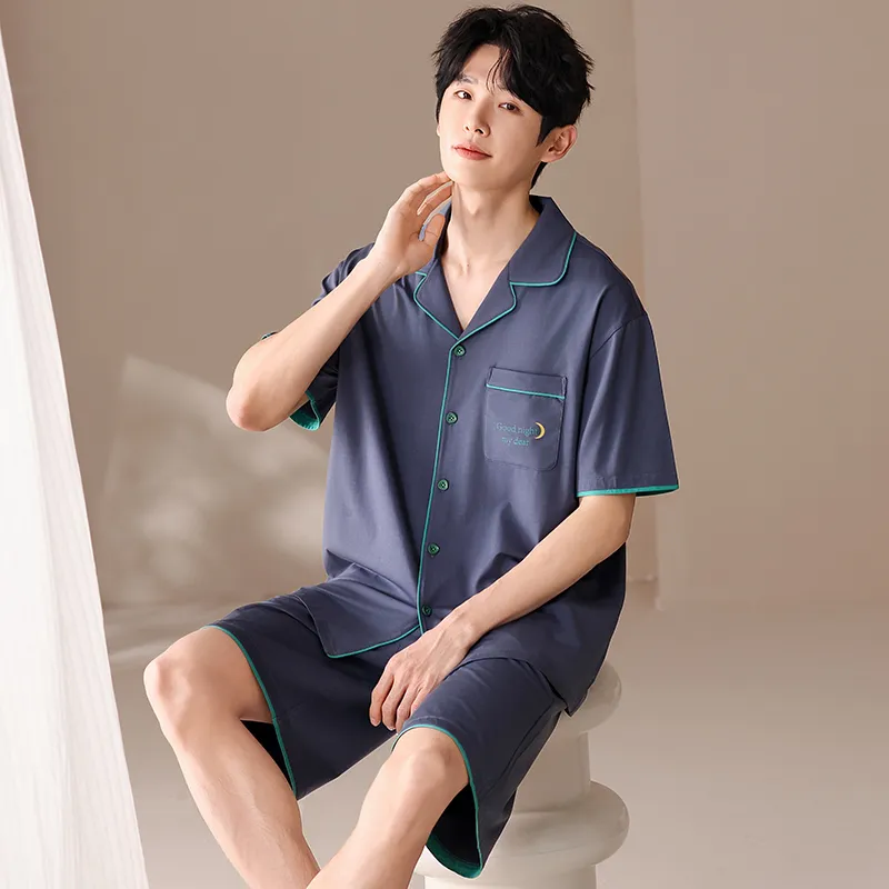 Cotton Gene Men Pajama Sets-3