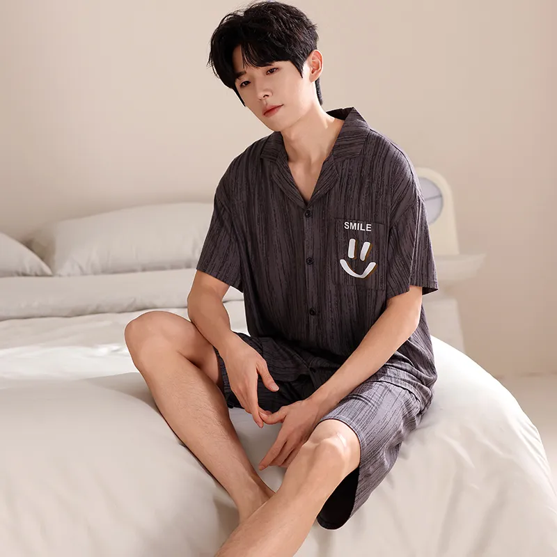 Cotton Gene Men Pajama Sets-4