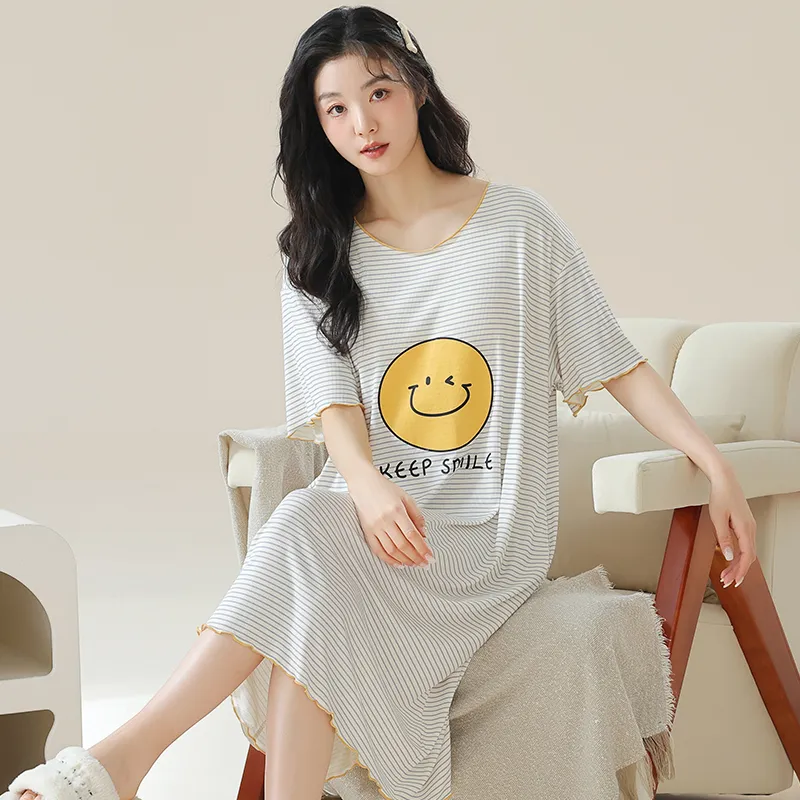 Cotton Gene Women's Nightgowns-1