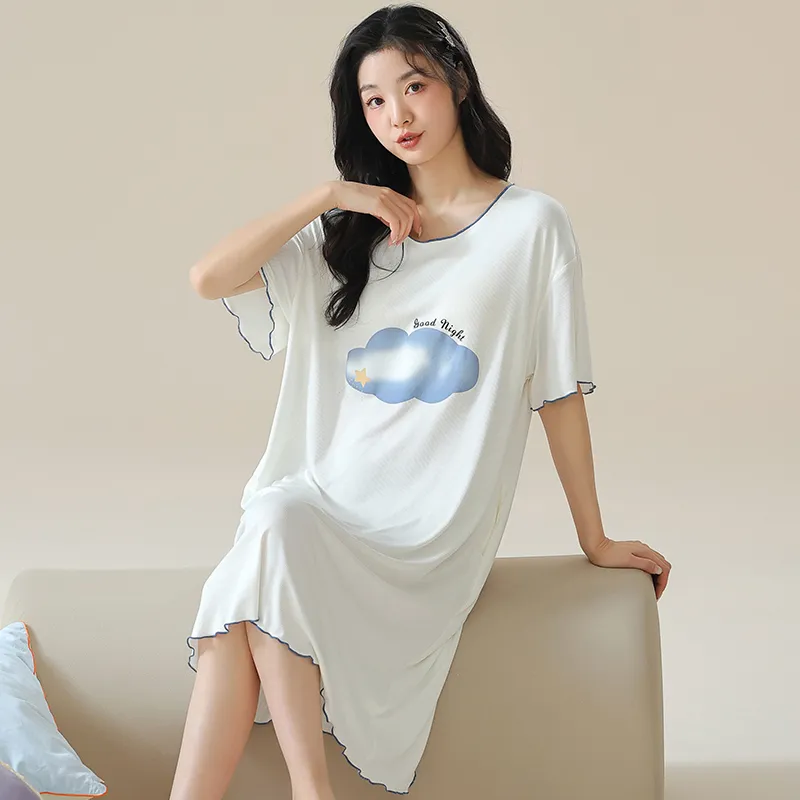 Cotton Gene Women's Nightgowns-3