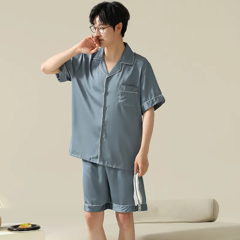 Cotton Gene Men Pajama Sets-1