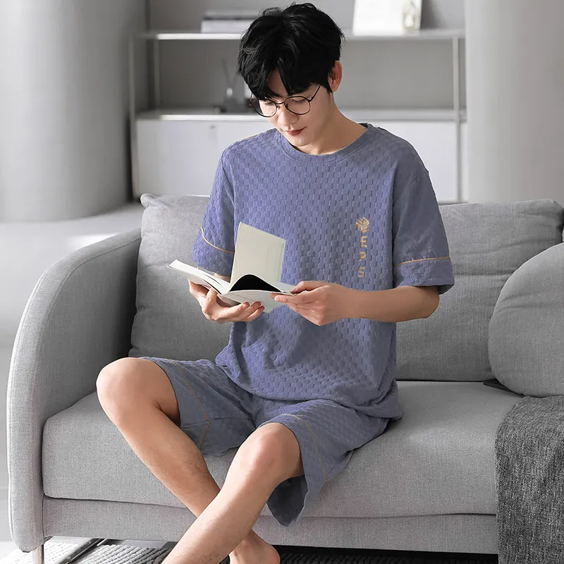 Cotton Gene Men Pajama Sets-4