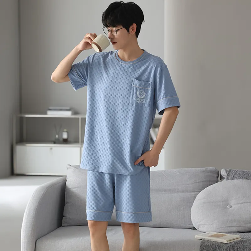 Cotton Gene Men Pajama Sets-1