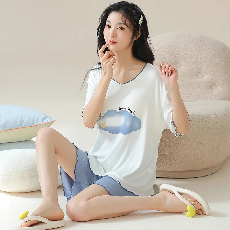 Cotton Gene Women's Pajama Sets-5