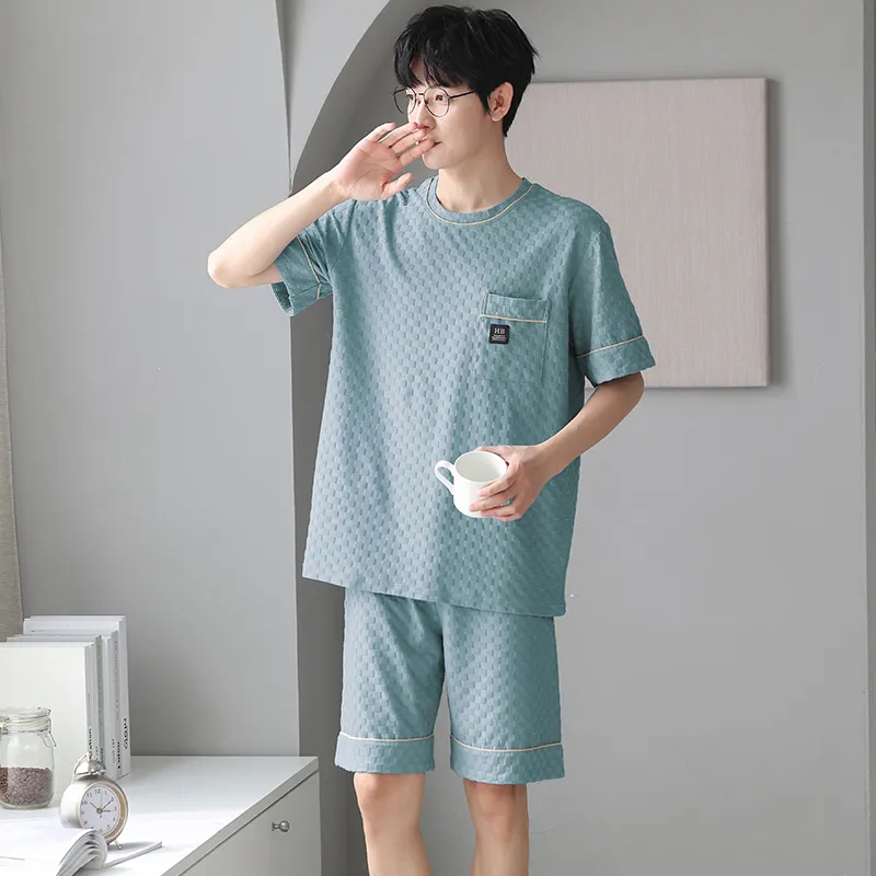 Cotton Gene Men Pajama Sets-1
