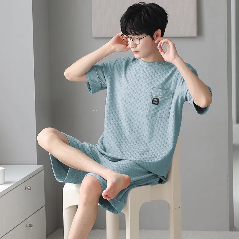 Cotton Gene Men Pajama Sets-5
