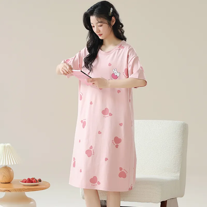 Cotton Gene Women's Nightgowns-1
