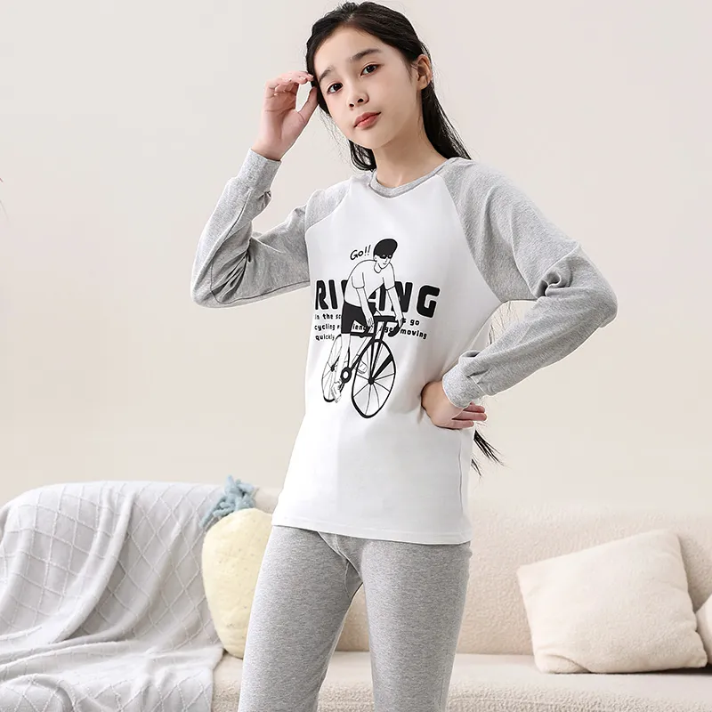 Cotton Gene Unisex Thermal Sets-8