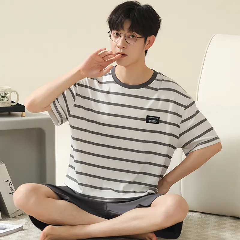 Cotton Gene Men Pajama Sets-3