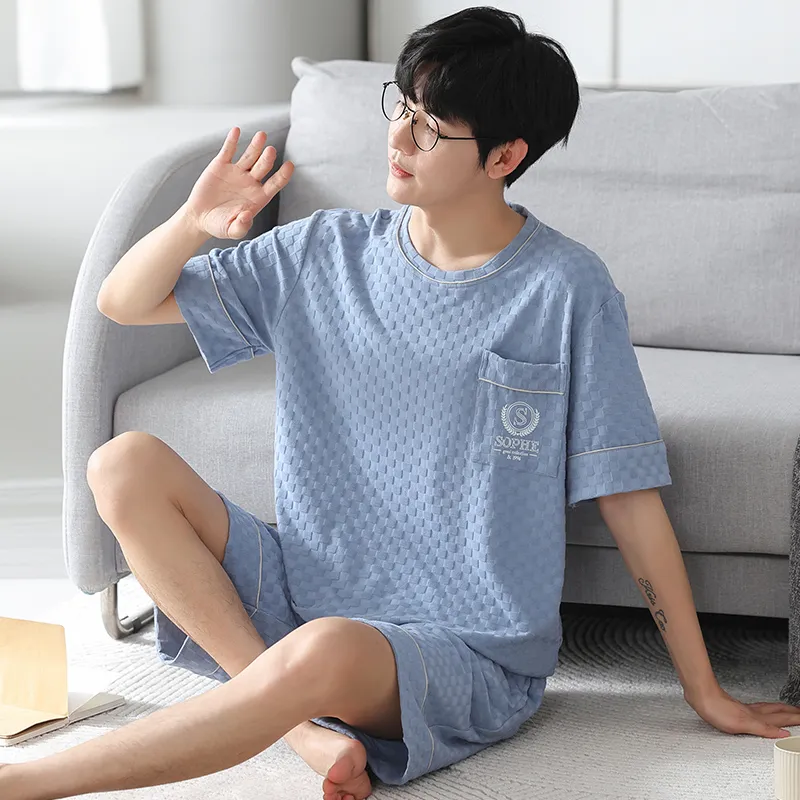 Cotton Gene Men Pajama Sets-4