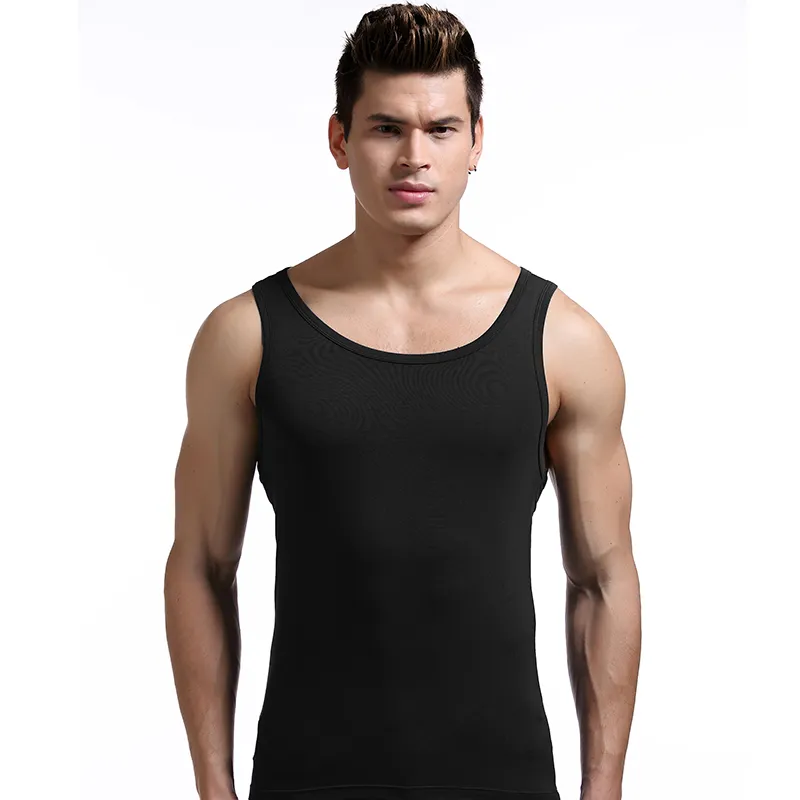 Cotton Gene Men Tank Tops-1