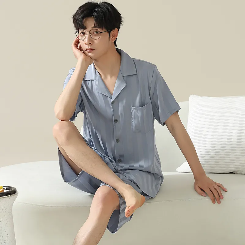 Cotton Gene Men Pajama Sets-3