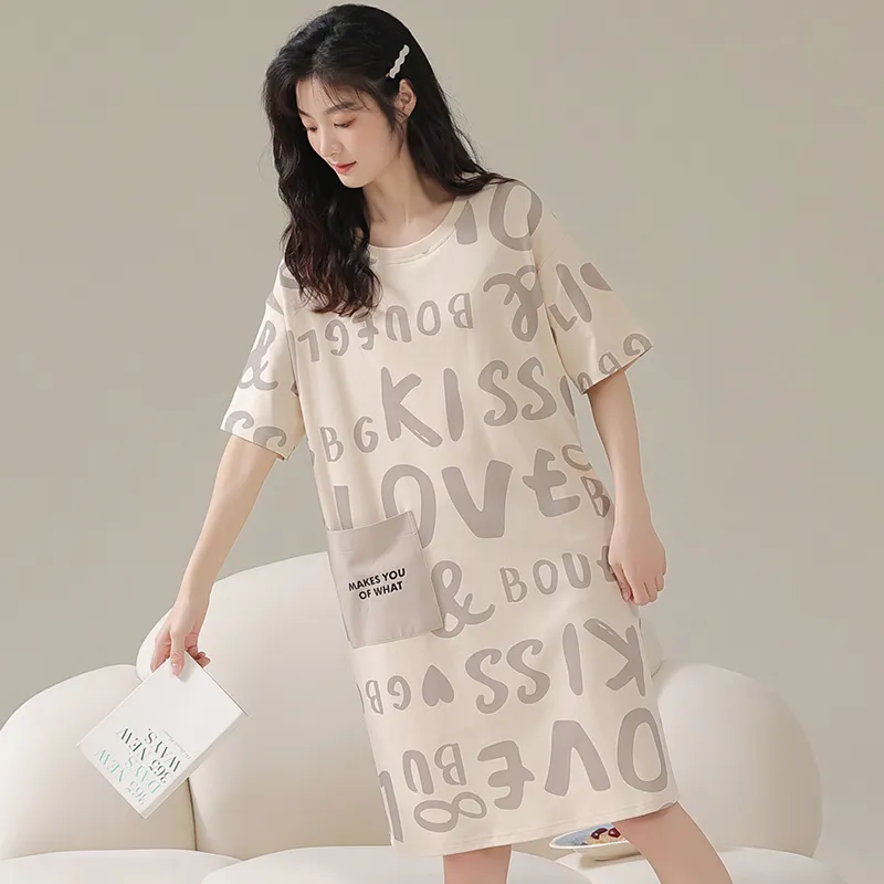 Cotton Gene Women's Nightgowns-2