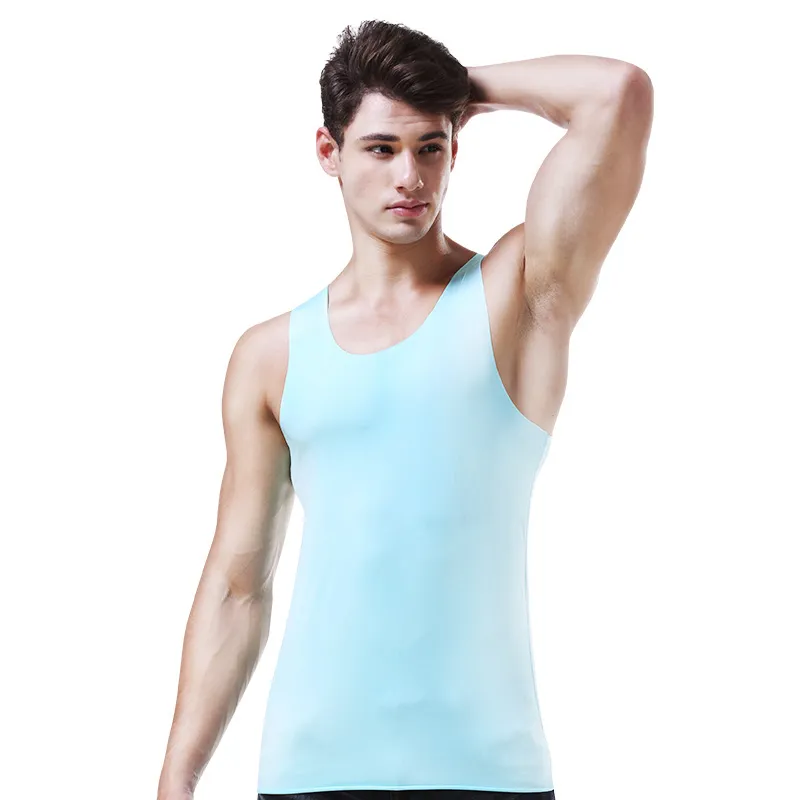 Cotton Gene Men Tank Tops-3