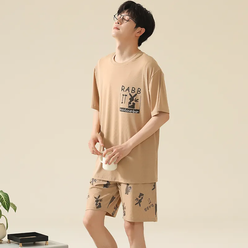 Cotton Gene Men Pajama Sets-1