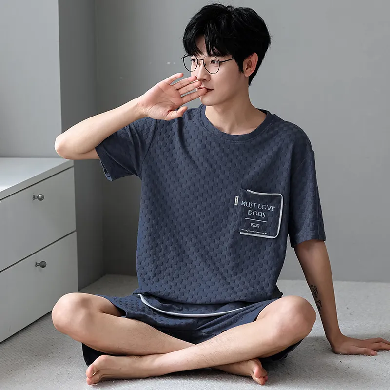 Cotton Gene Men Pajama Sets-4