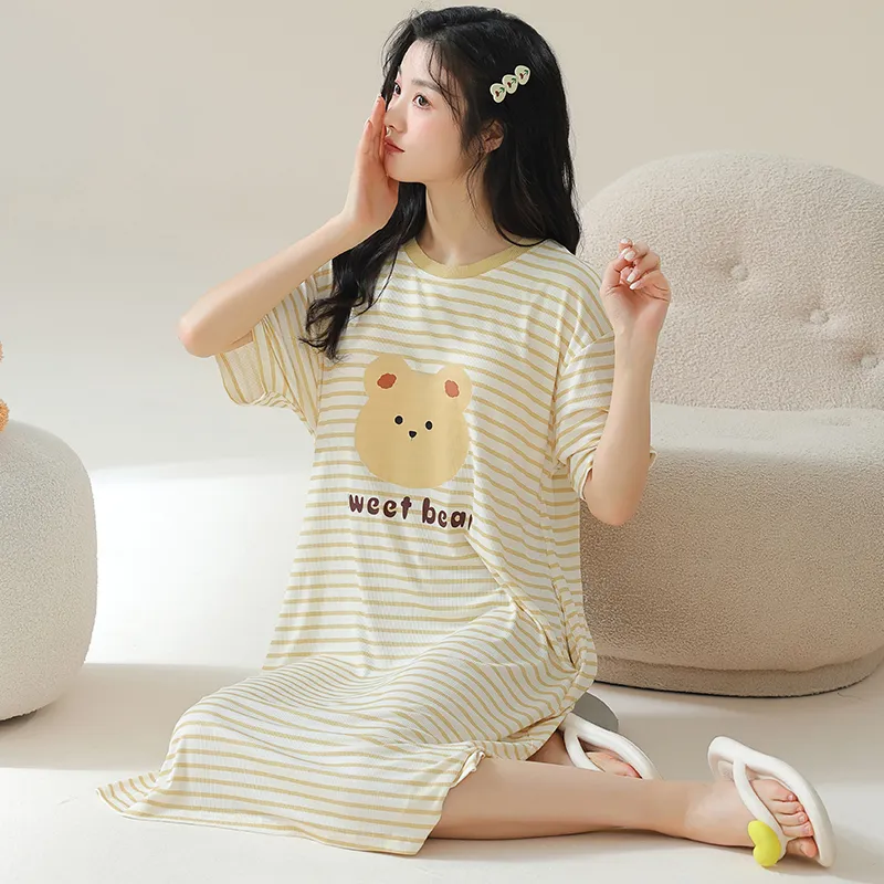 Cotton Gene Women's Nightgowns-3