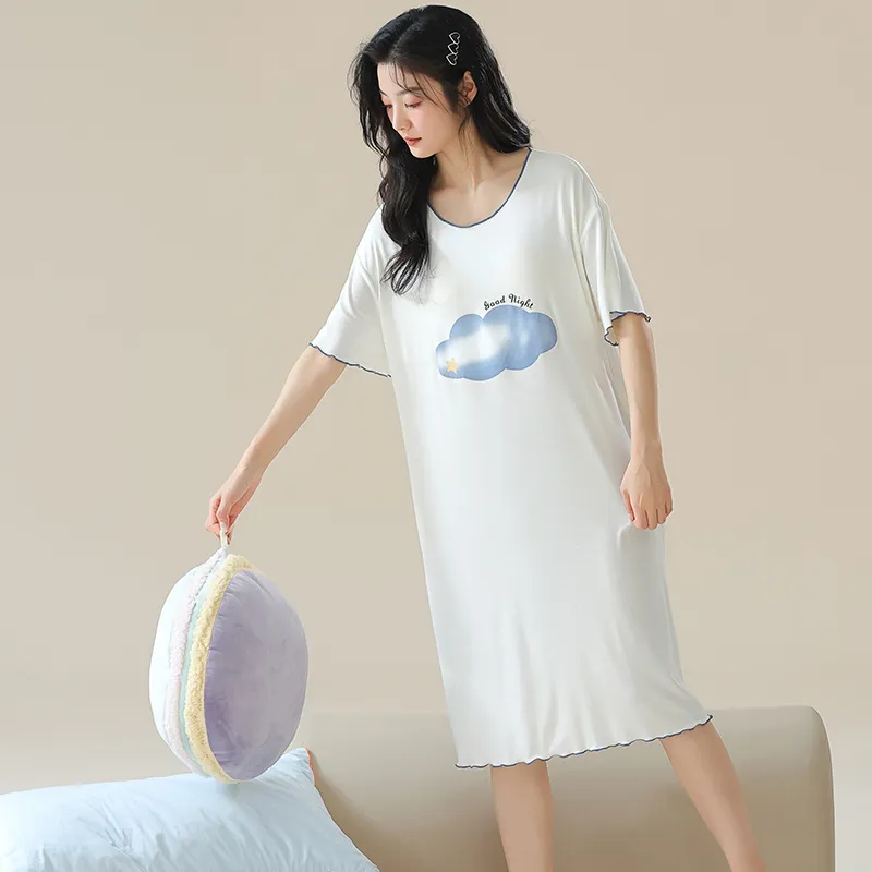Cotton Gene Women's Nightgowns-5