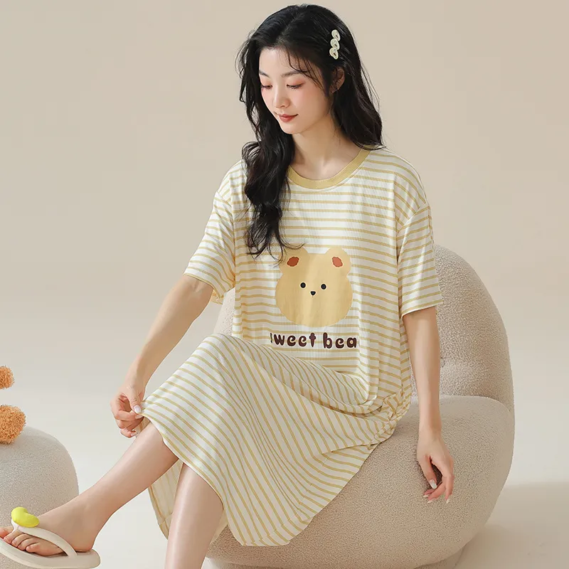 Cotton Gene Women's Nightgowns-4