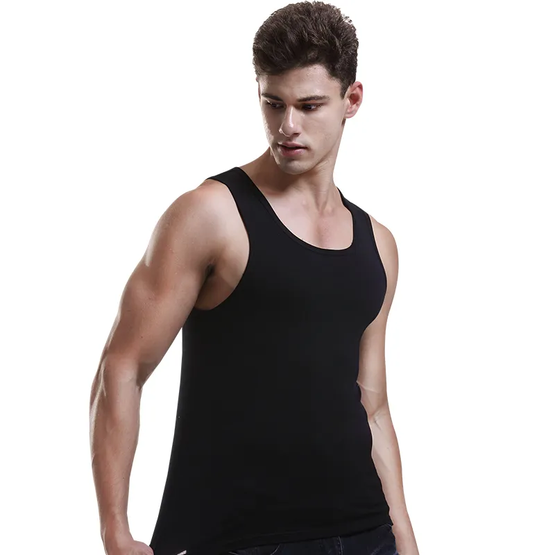 Cotton Gene Men Tank Tops-3