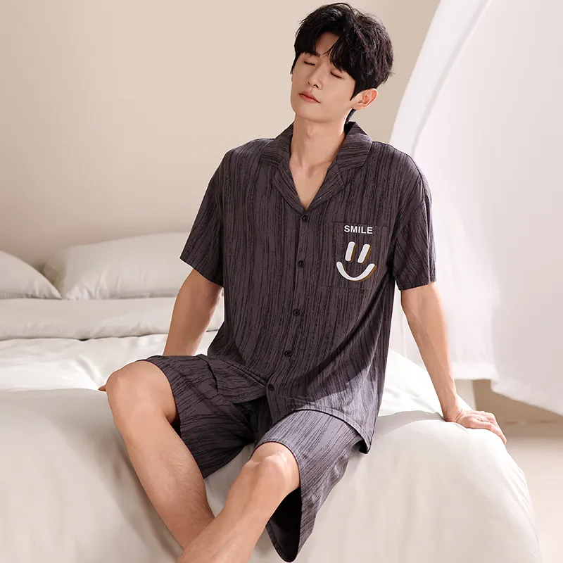 Cotton Gene Men Pajama Sets-3