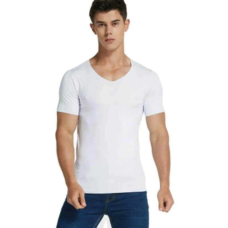 Cotton Gene Undershirt Men's White-1
