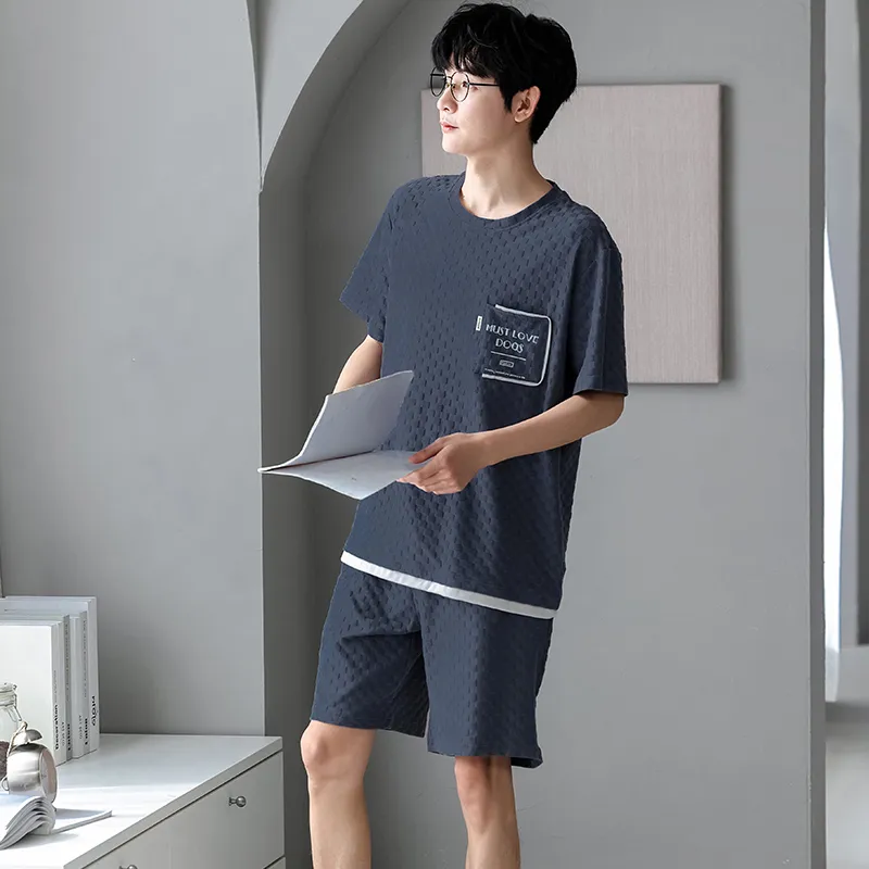 Cotton Gene Men Pajama Sets-1