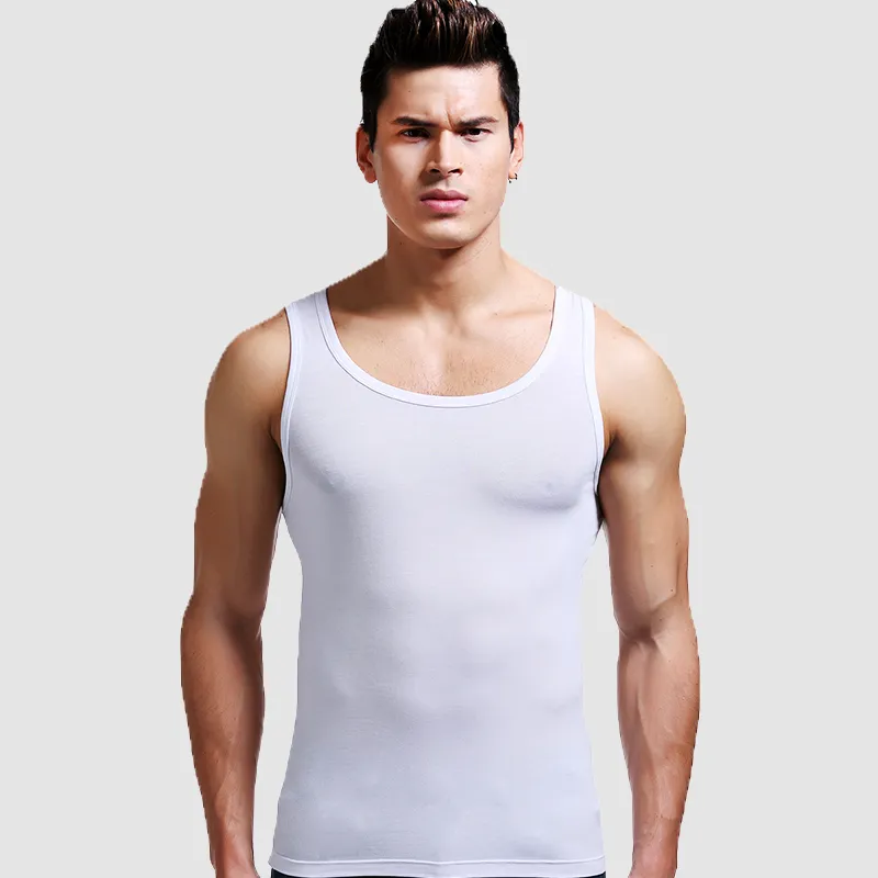 Cotton Gene Men Tank Tops-3