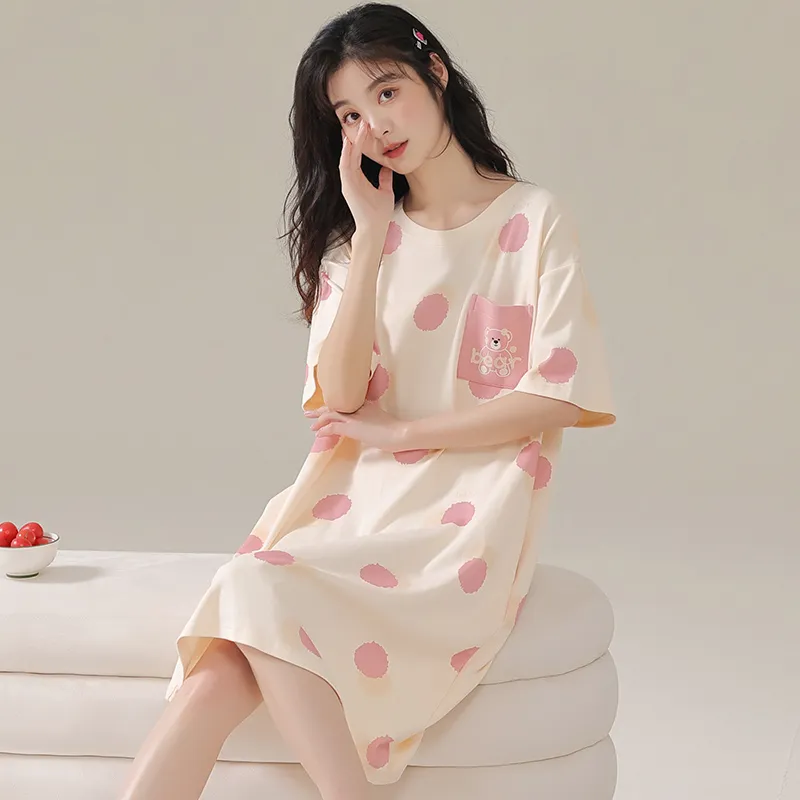 Cotton Gene Women's Nightgowns-6