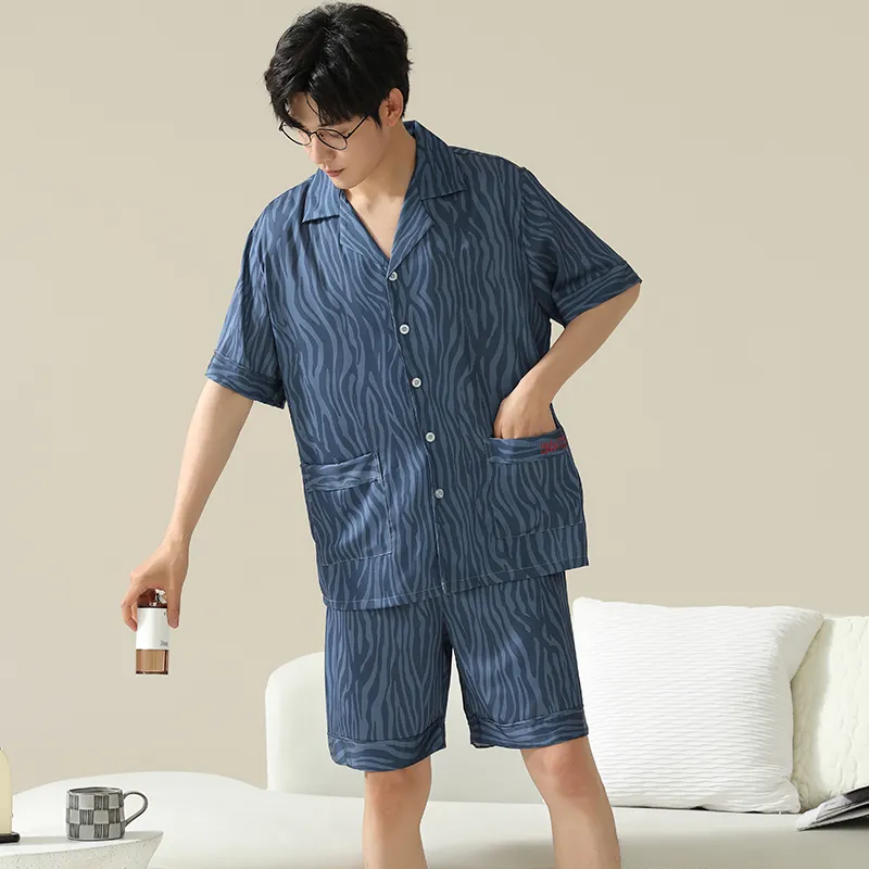 Cotton Gene Men Pajama Sets-1