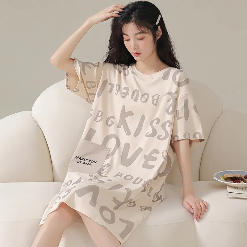 Cotton Gene Women's Nightgowns-5