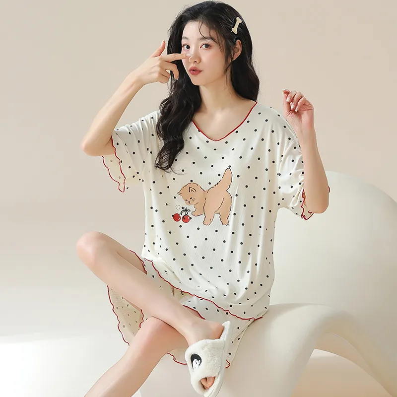 Cotton Gene Women's Pajama Sets-5