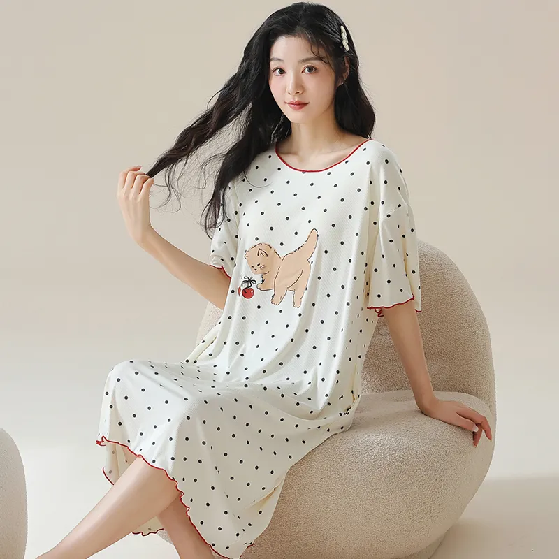 Cotton Gene Women's Nightgowns-1
