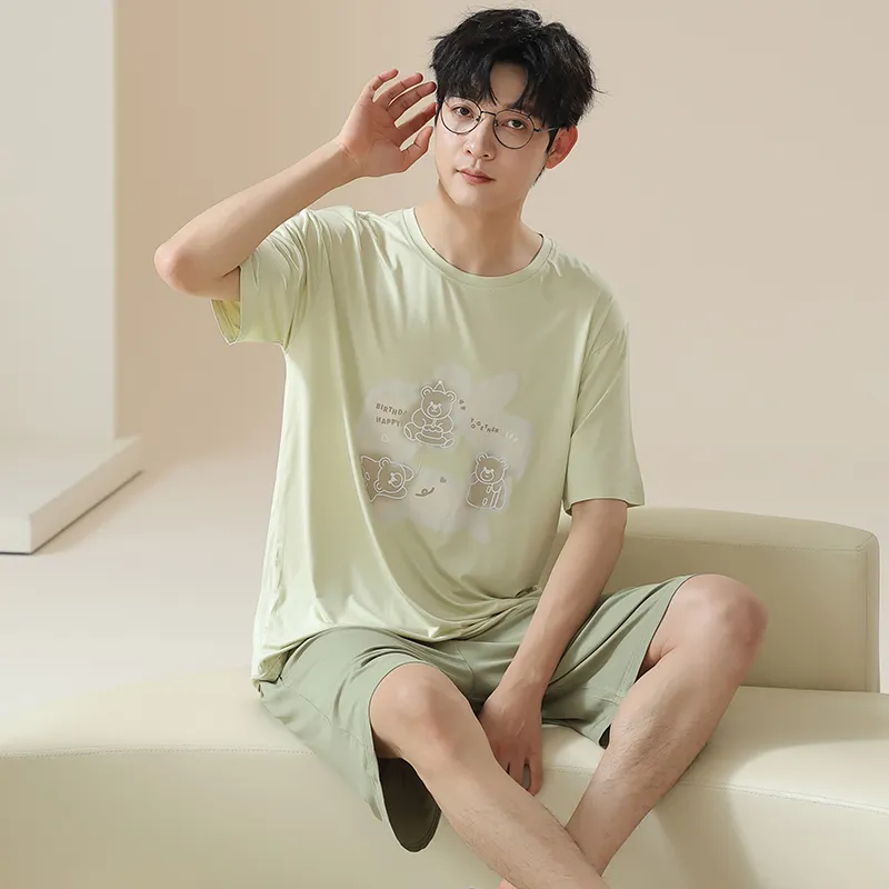 Cotton Gene Men Pajama Sets-2