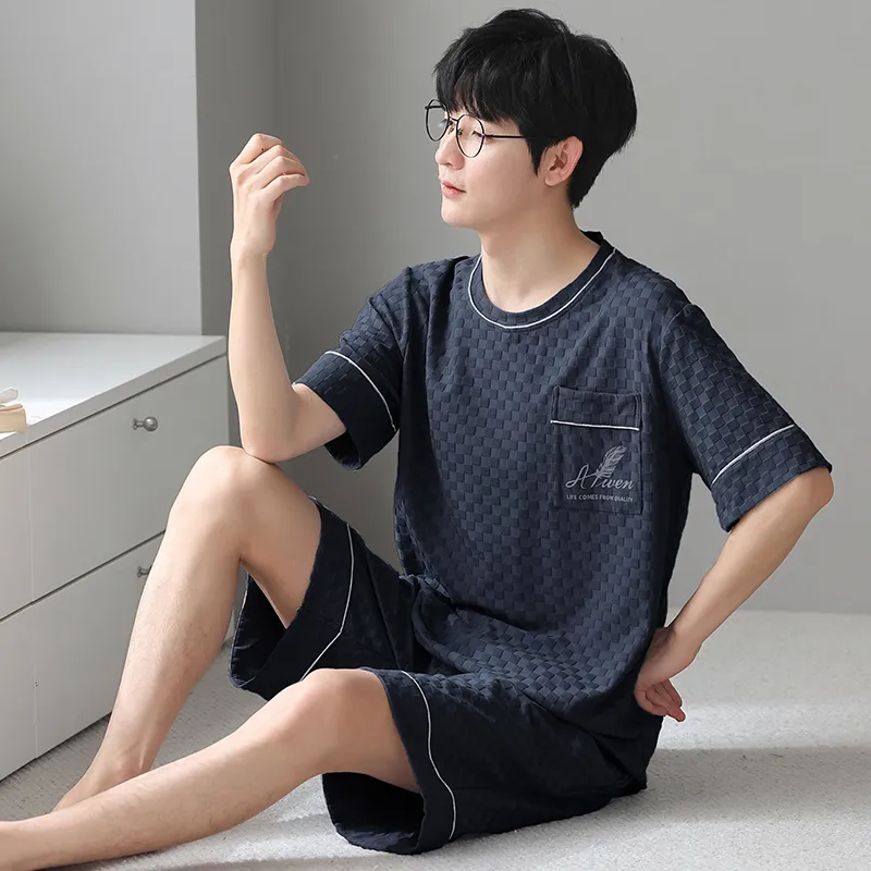 Cotton Gene Men Pajama Sets-4