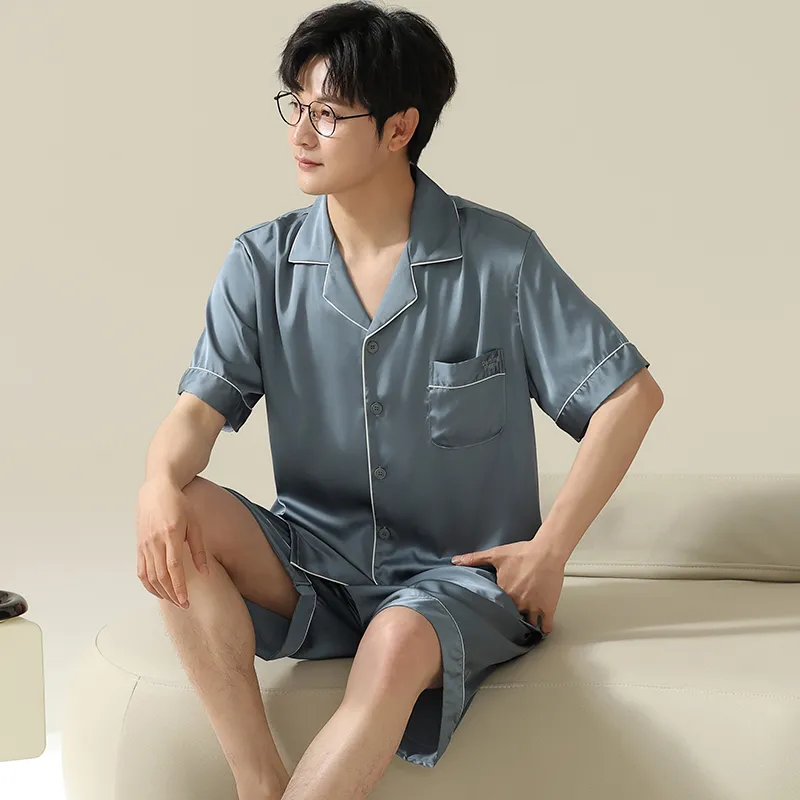 Cotton Gene Men Pajama Sets-5