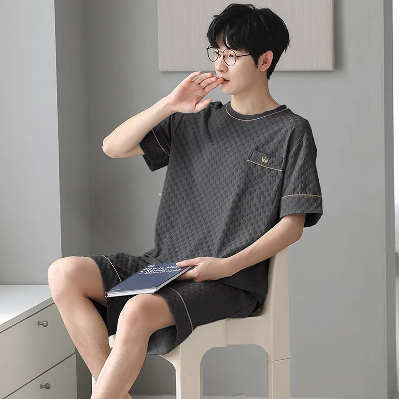 Cotton Gene Men Pajama Sets-5